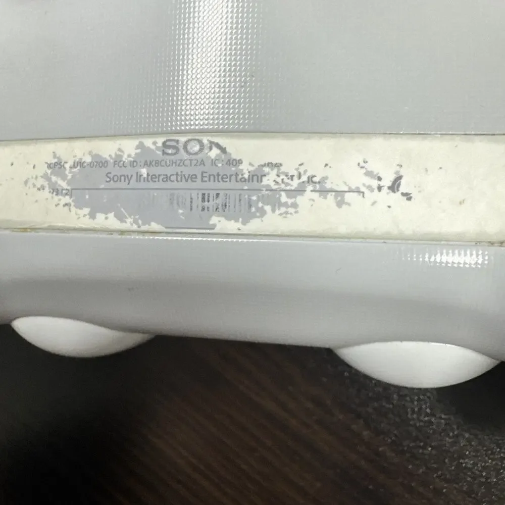 Sony Playstation 4 PS4 DualShock Wireless Controller White Tested Working